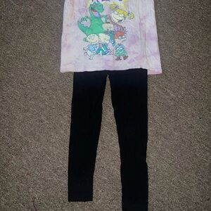 Girls Black Legging Only